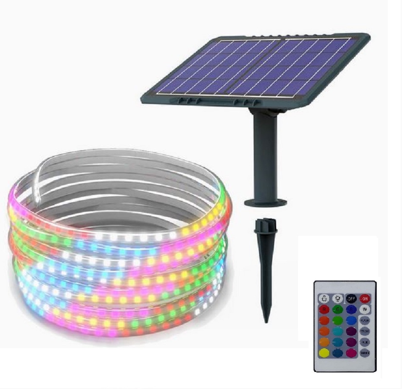 ریسه خورشیدی 20 متری RGB