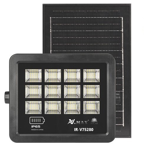 پنل خورشیدی،پنل خورشیدی اقساطی،نورمانا،پروژکتورخورشیدی وی مکس مدل IR-V75280  ظرفیت 280 وات