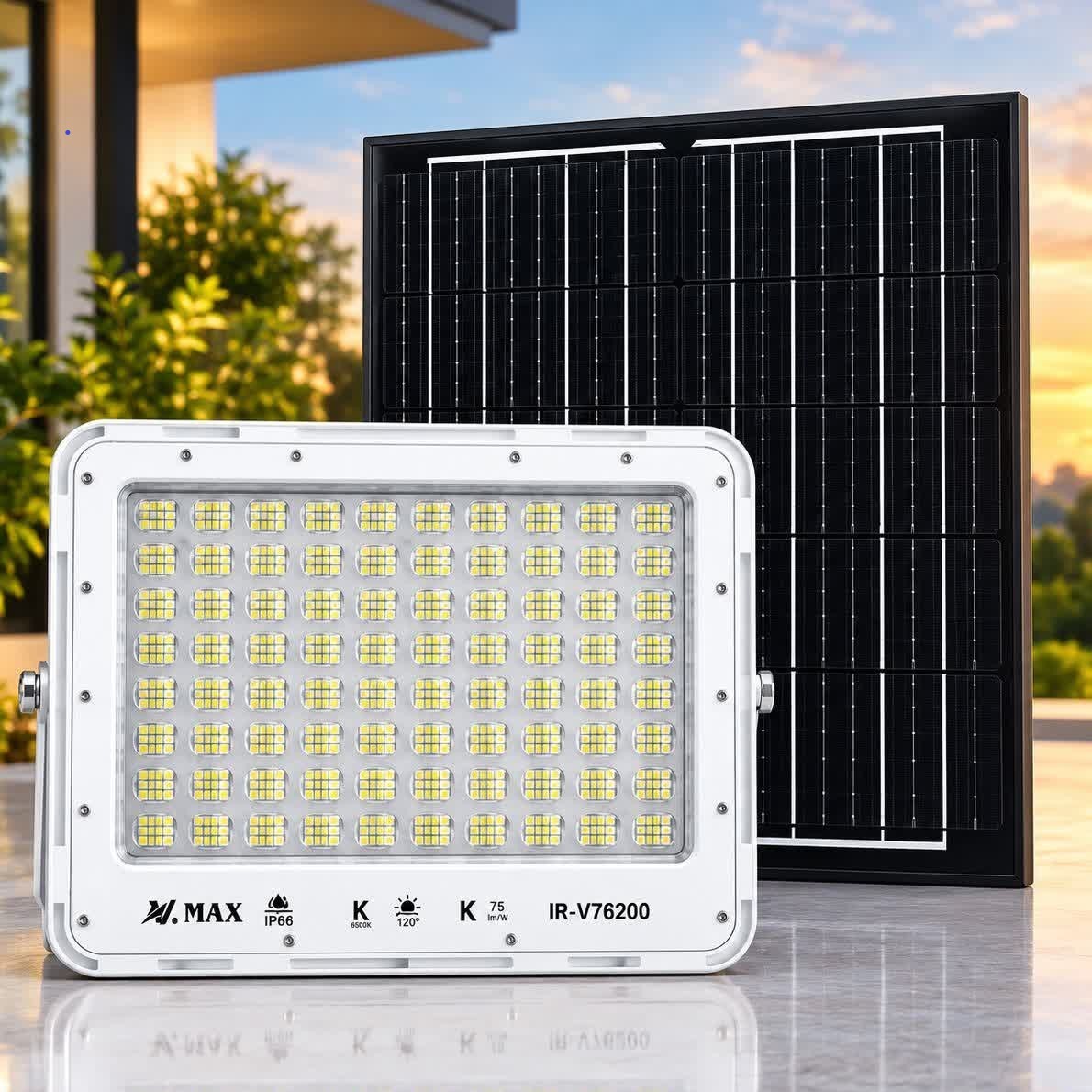 پروژکتورخورشیدی وی مکس مدل IRV76200  ظرفیت 200 وات